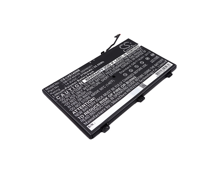 Batteri til notebook, bærbar computer til Lenovo ThinkPad Yoga 14, ThinkPad S3 Yoga og andre.