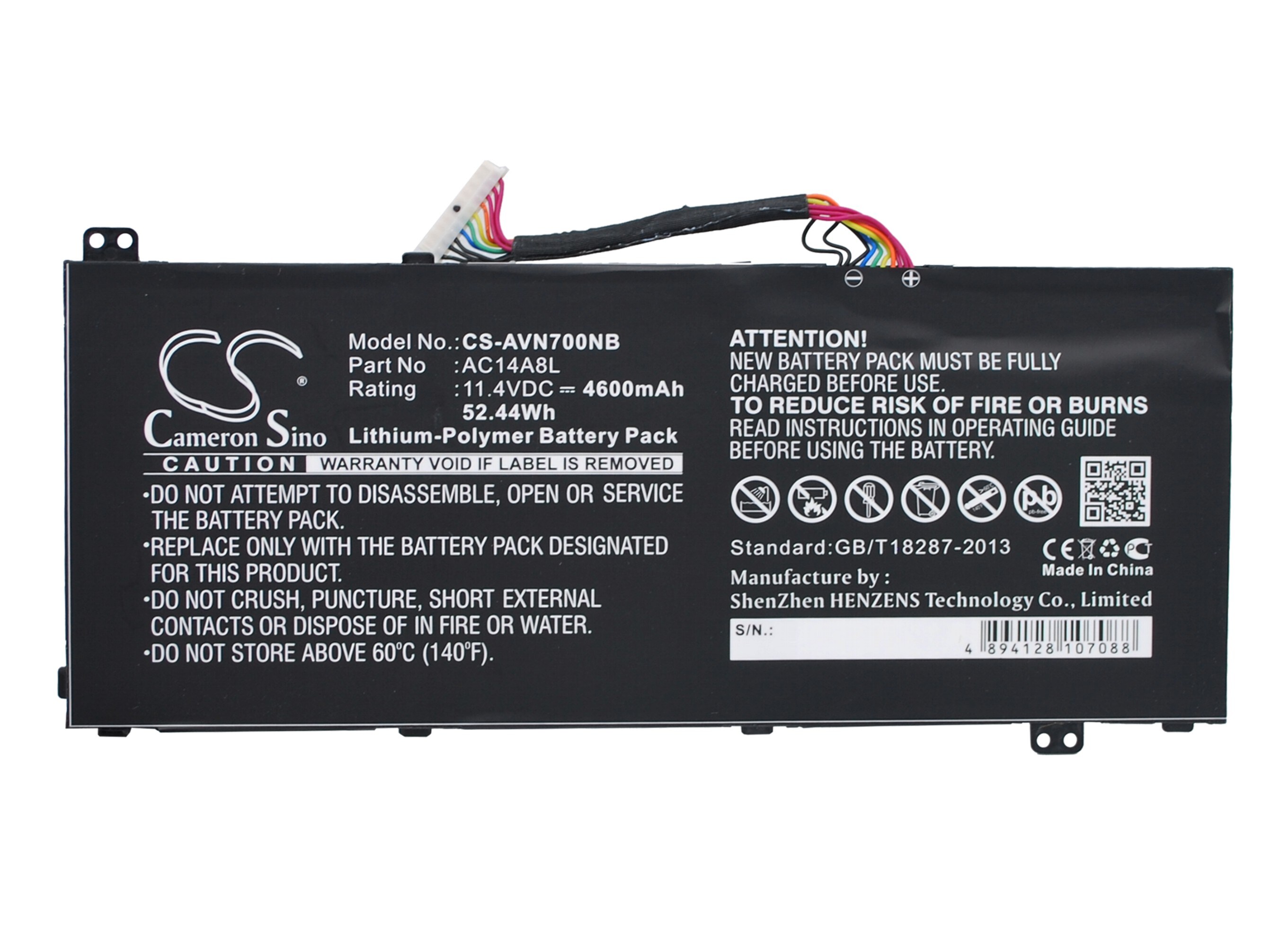 Batteri til notebook, laptop til Acer Aspire VN7, Aspire VN7-571 og andre.