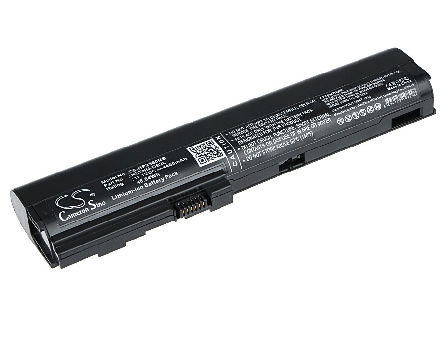 Batteri til notebook, bærbar computer til HP EliteBook 2560p, EliteBook 2570p