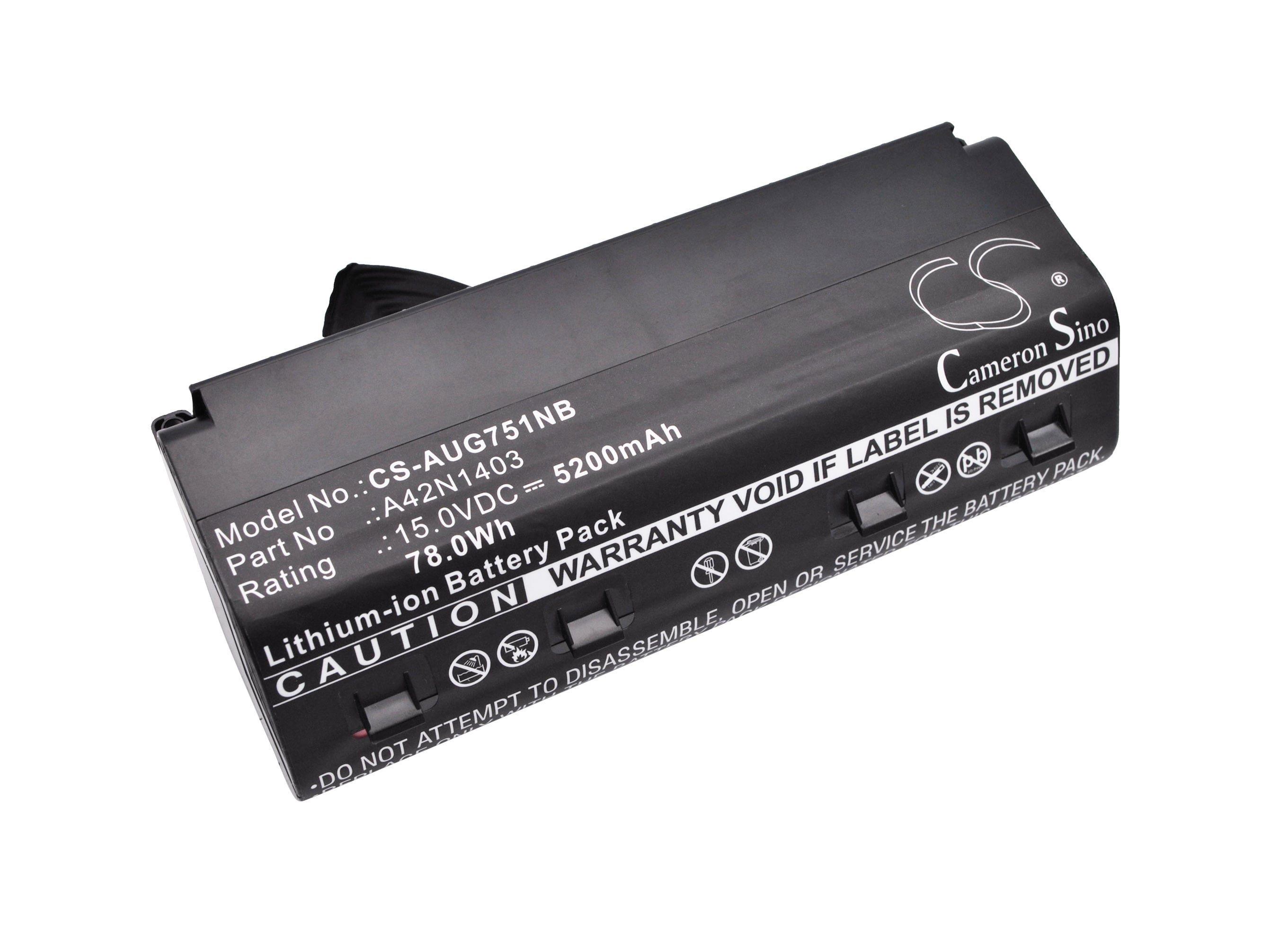 Batteri til notebook, bærbar computer til Asus G751J, G751JM, ROG GFX71JY og andre.
