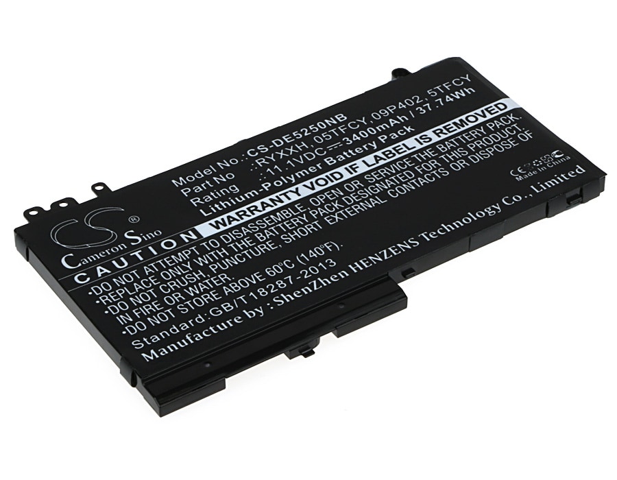 Batteri til notebook, laptop til DELL Latitude 12 5000, Latitude 12 E5250 og andre.