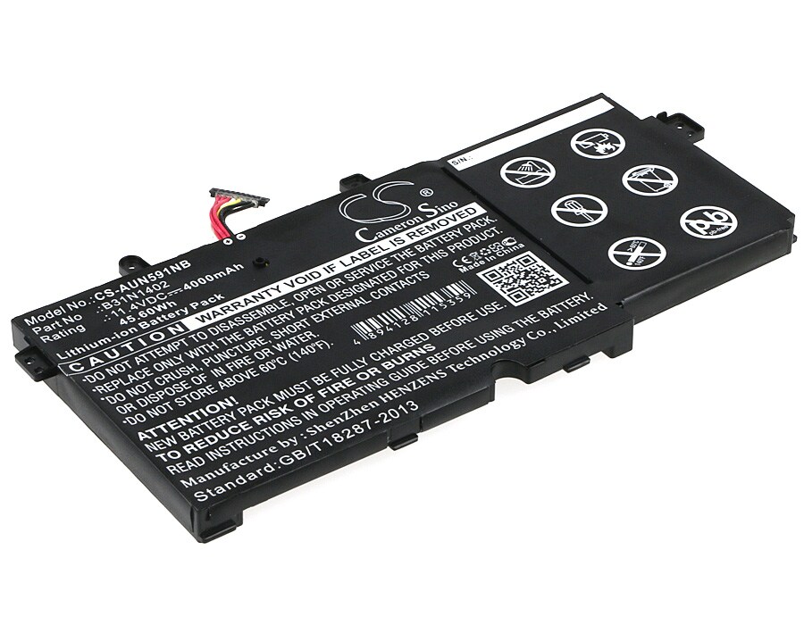 Batteri til notebook, bærbar computer til Asus N591LB, Q551LN, Q551 og andre