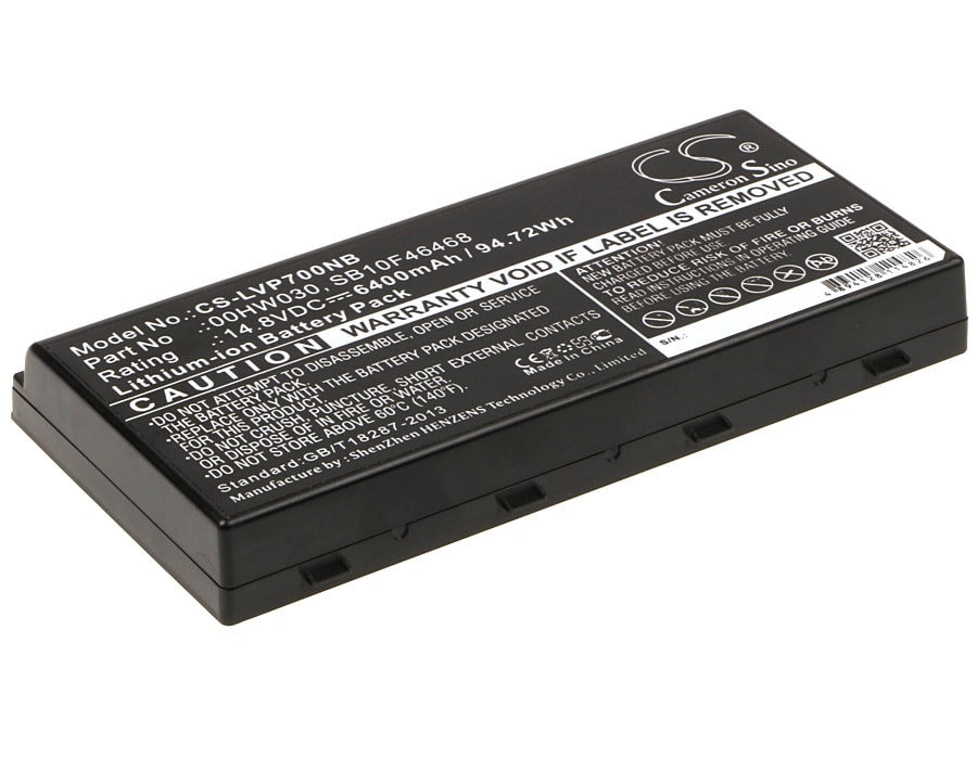 Batteri til notebook, bærbar computer til Lenovo ThinkPad P70 og andre