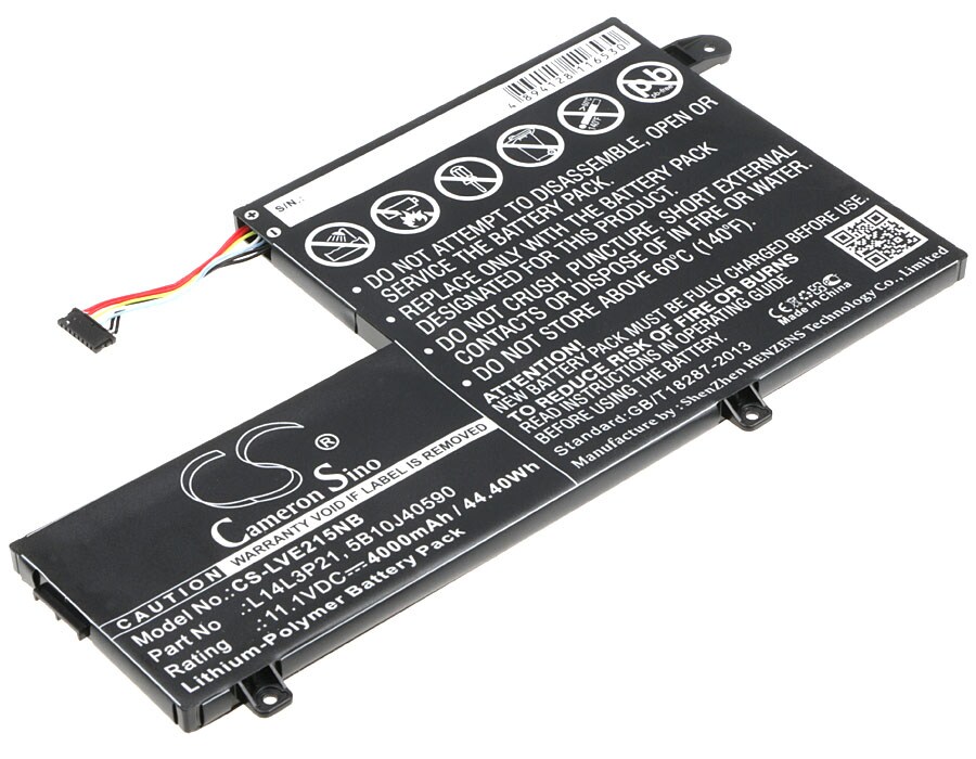 Batteri til notebook, laptop til Lenovo Edge 2-1580, Edge 2-1580 80QF og andre.