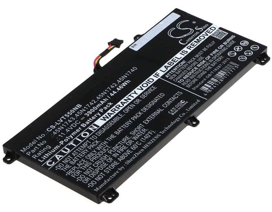 Batteri til notebook, bærbar computer til Lenovo ThinkPad T550, ThinkPad T550s og andre.