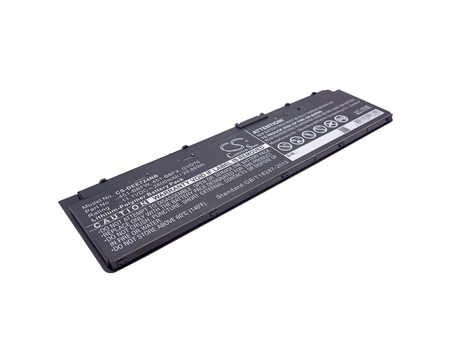 Batteri til notebook, bærbar computer til DELL Latitude E7240, Latitude 12-7000
