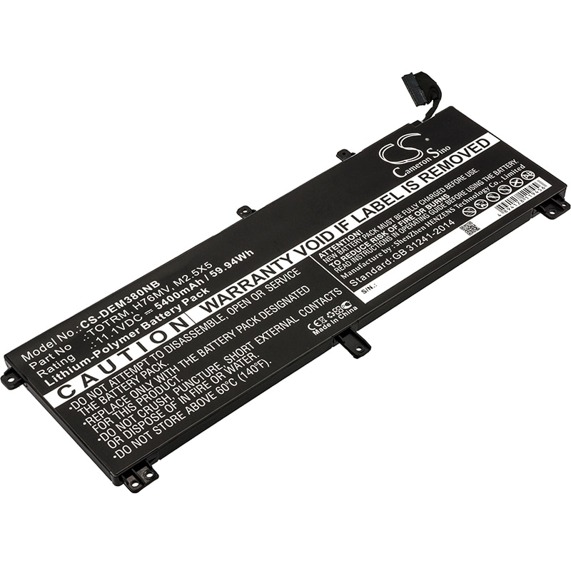 Batteri til notebook, bærbar computer til DELL Precision M3800, XPS 15 9530 og andre