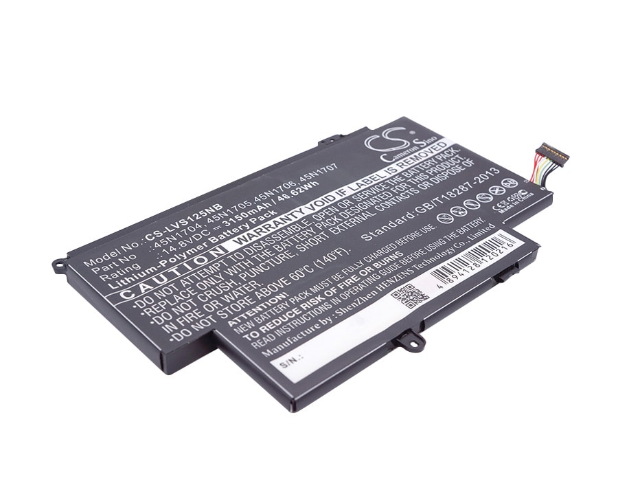 Batteri til notebook, bærbar computer til Lenovo ThinkPad Yoga S1 12,5", Yoga 12 og andre.