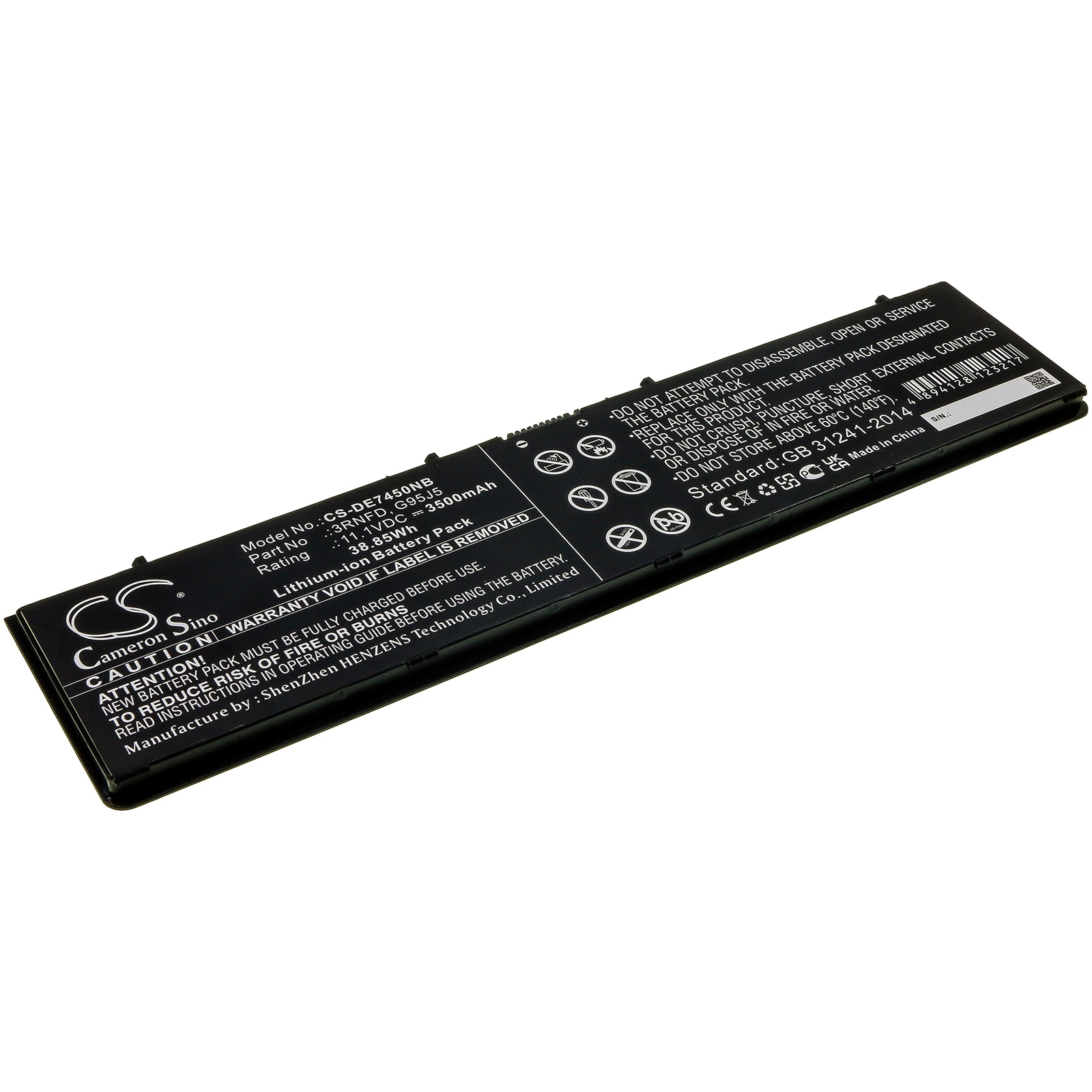 Batteri til notebook, laptop til DELL Latitude 14 E7450, Latitude 14 E7440 og andre.