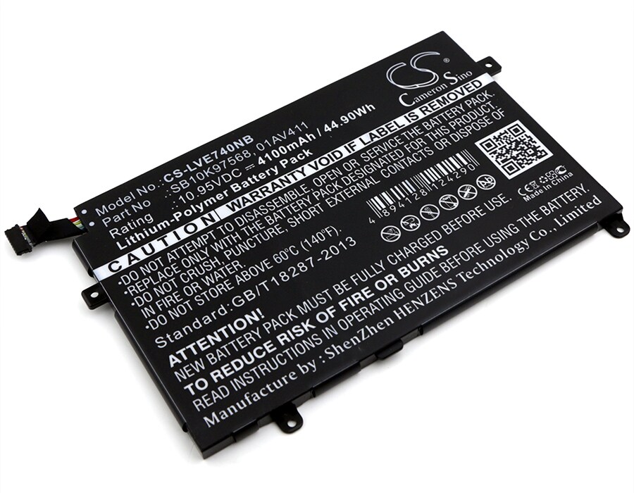 Batteri til notebook, bærbar computer til Lenovo Thinkpad E470, Thinkpad E470C og andre