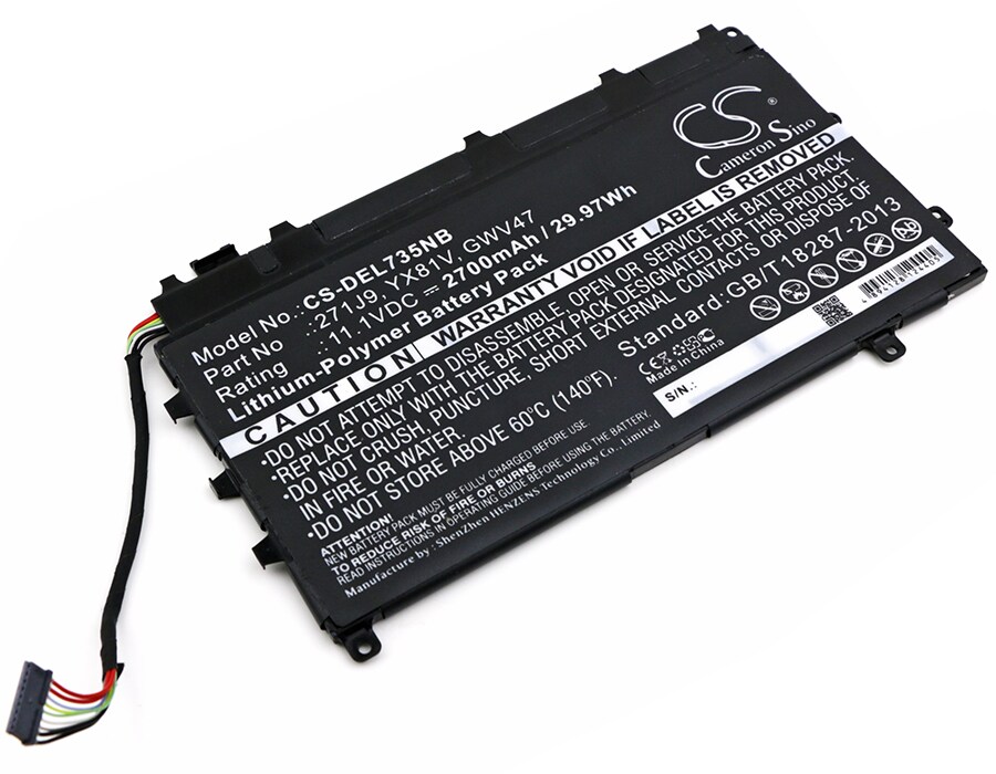 Batteri til notebook, laptop til DELL Latitude 7350, Latitude 13 7000 og andre.