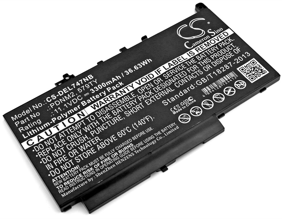 Batteri til notebook, laptop til DELL Latitude E7470, Latitude E7270 og andre