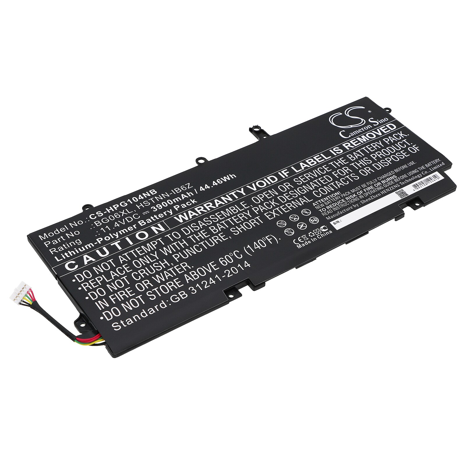 Batteri til notebook, bærbar computer til HP EliteBook 1040 G3 og andre