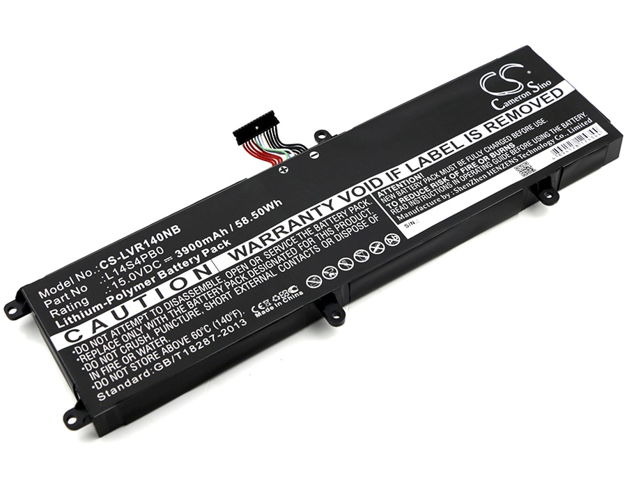 Batteri til notebook, bærbar computer til Lenovo Savers 14, Rescuer 15-ISK-I7 og andre