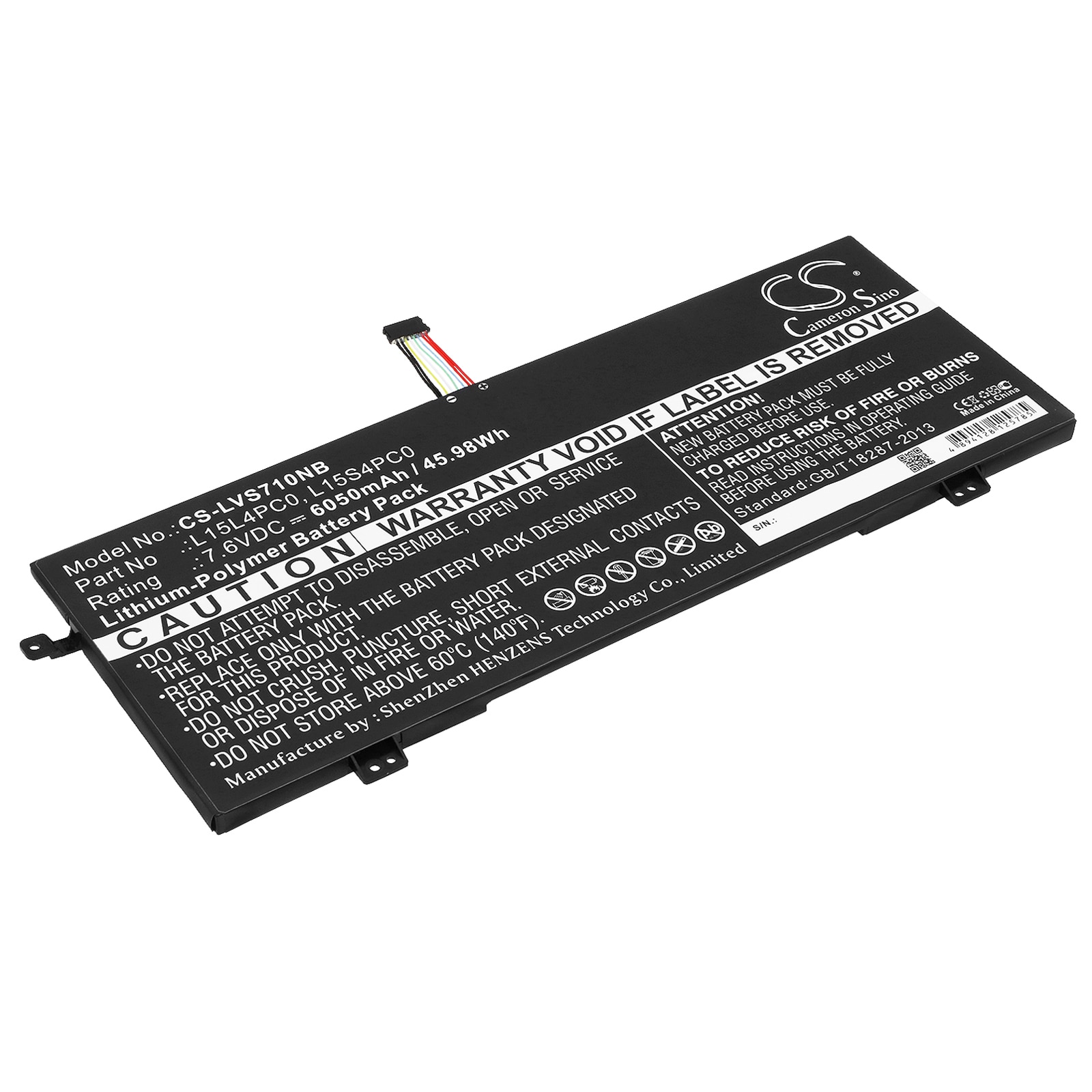 Batteri til notebook, bærbar computer til Lenovo IdeaPad 710S, IdeaPad 710S-13ISK og andre