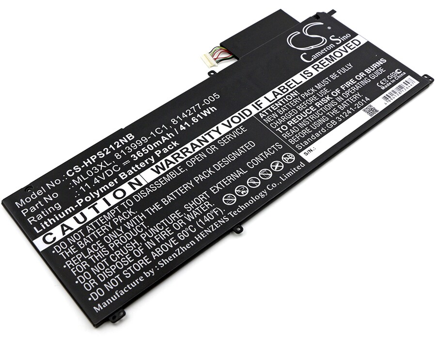 Batteri til notebook, bærbar computer til HP Spectre X2 12", Spectre X2 12-A001DX og andre