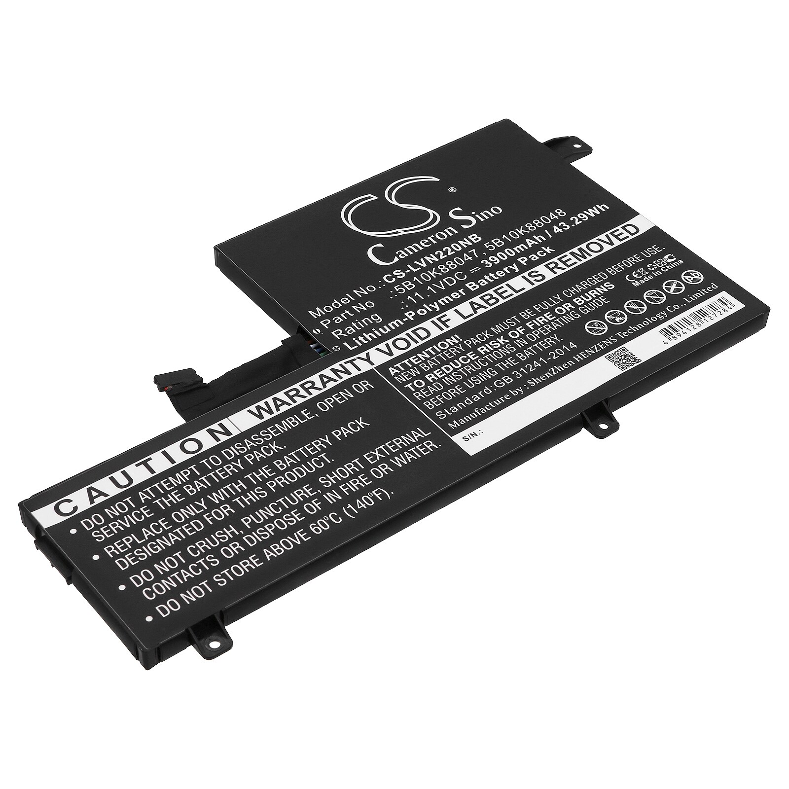 Batteri til notebook, laptop til Lenovo N22 Chromebook, Chromebook N22-20 og andre