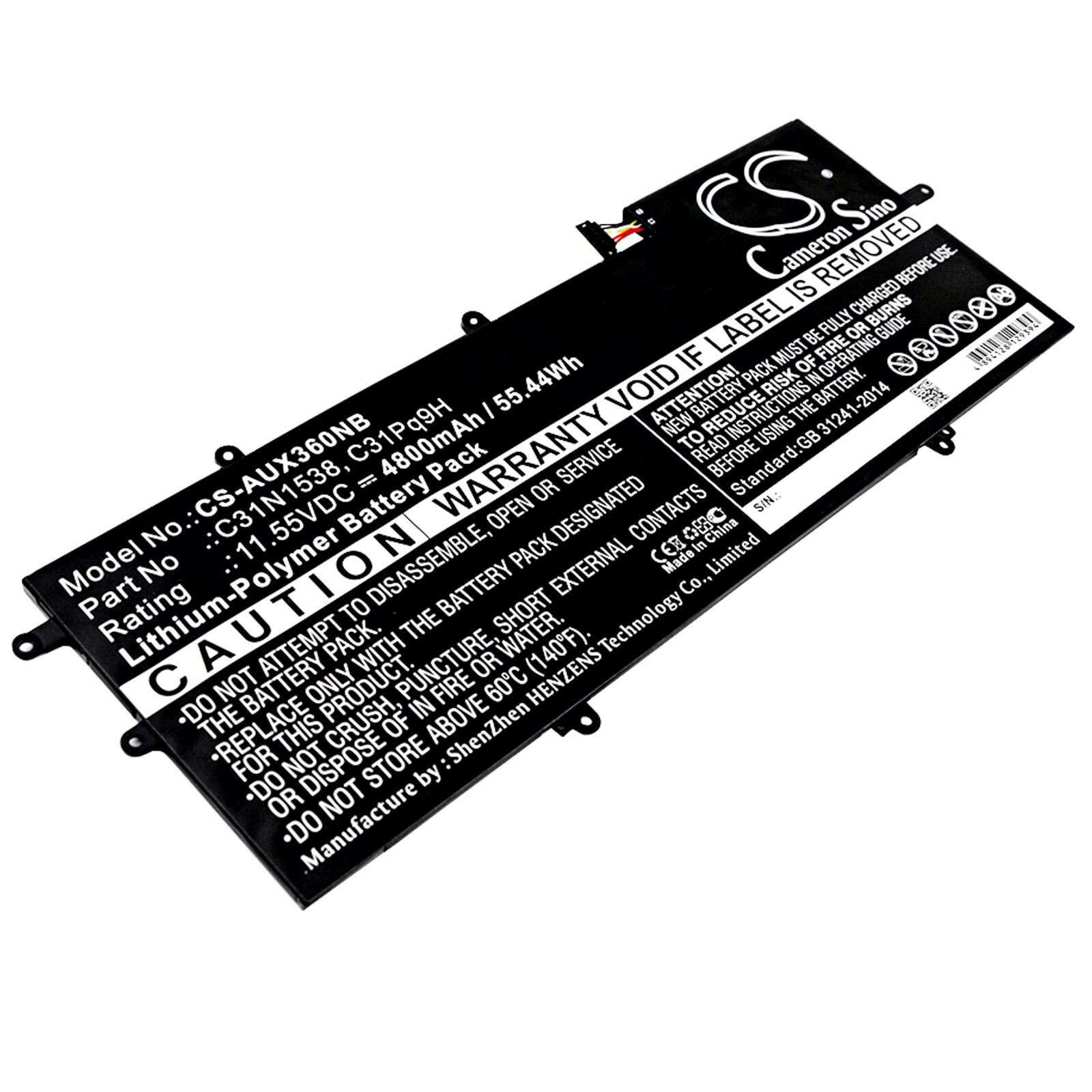 Batteri til notebook, laptop til Asus UX360UA, Q324UA, UX360UA-1C og andre