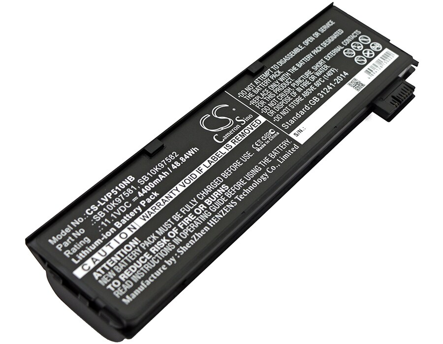 Batteri til notebook, bærbar computer til Lenovo Thinkpad P51S, Thinkpad T470 og andre.