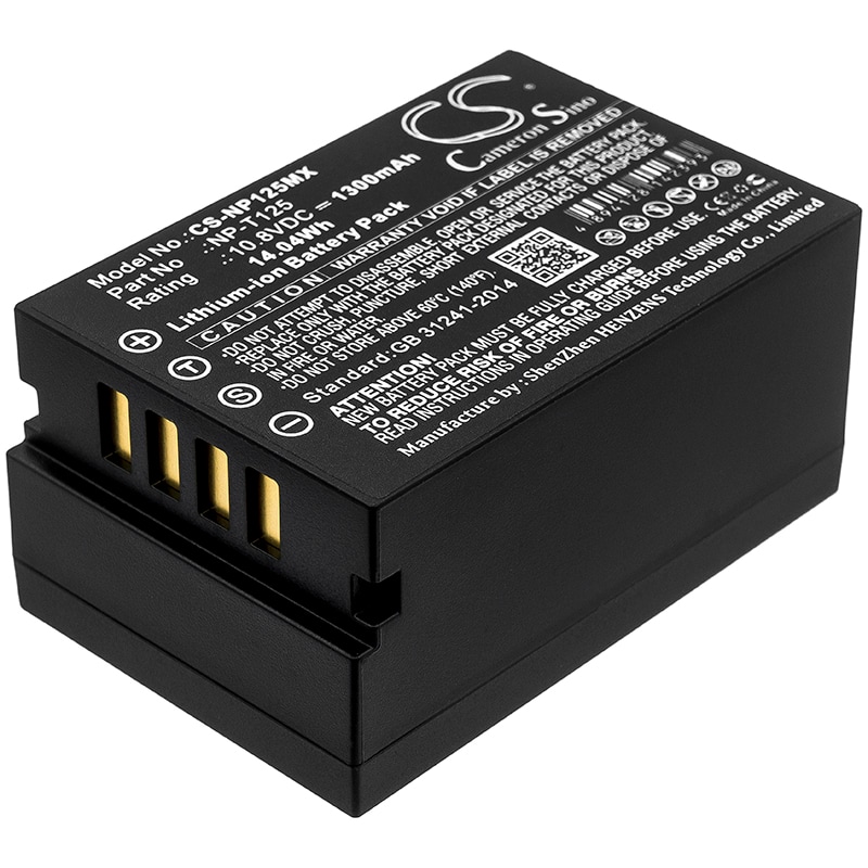 Batteri til kamera til Fujifilm mellemformat GFX, GFX 50S