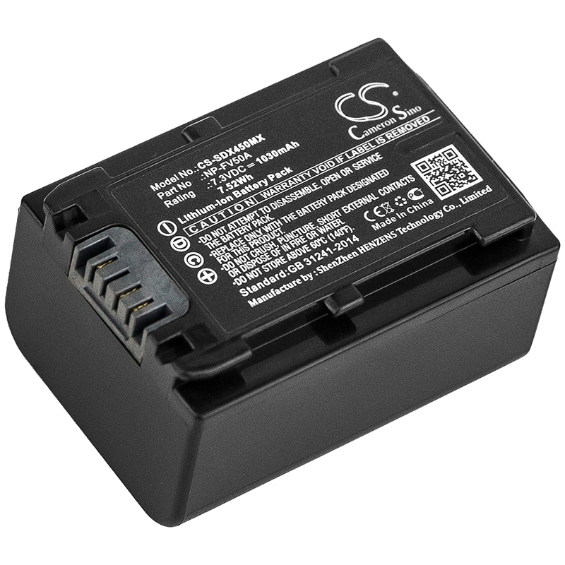 Batteri til kamera til Sony FDR-AX40, FDR-AX45, FDR-AX60 osv.