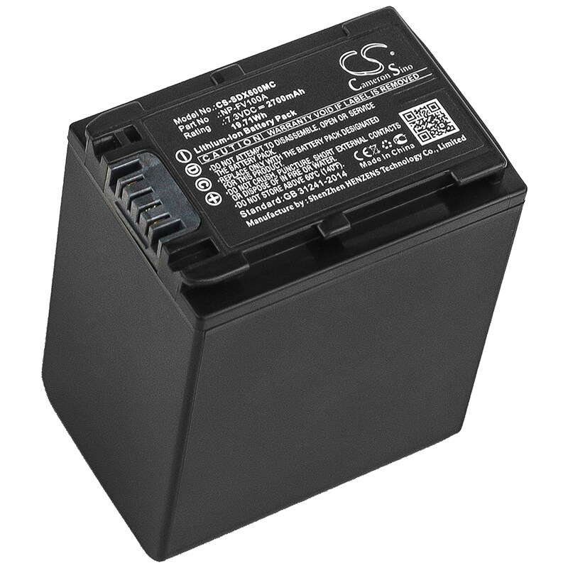 Batteri til kamera til Sony FDR-AX40, FDR-AX45, FDR-AX60 osv.