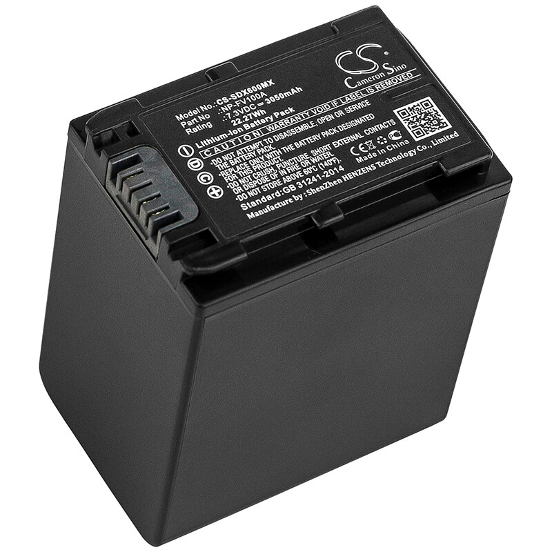 Batteri til kamera til Sony FDR-AX40, FDR-AX45, FDR-AX60 osv.