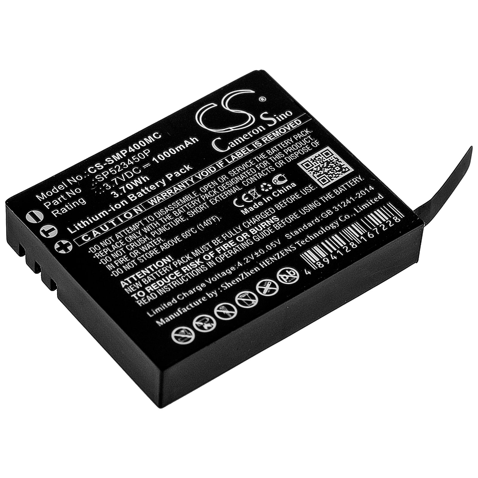 Batteri til kamera til Supremo 4k plus
