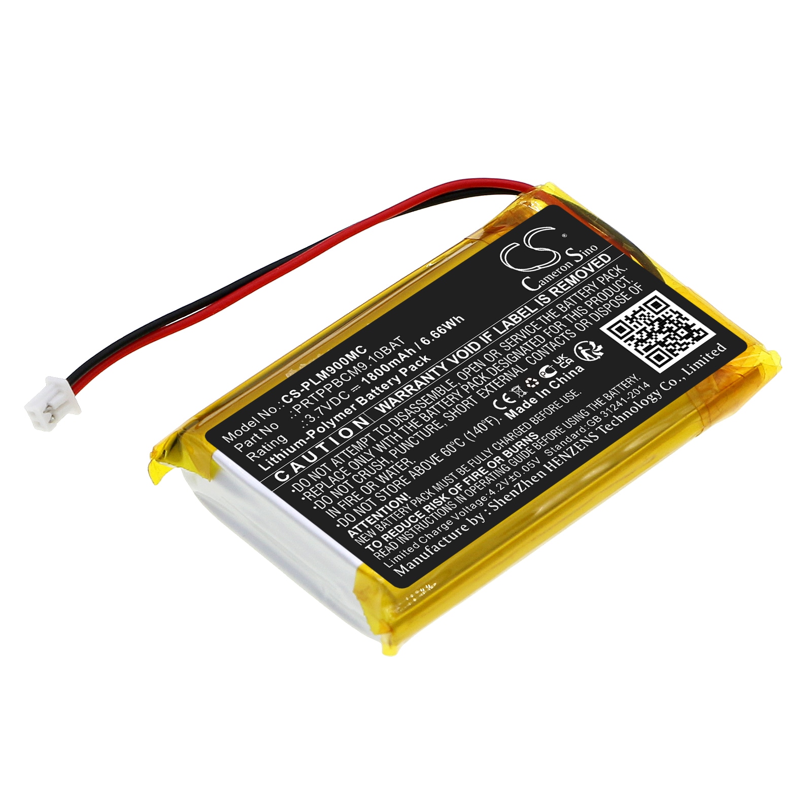 Batteri til kamera til Pyle PPBCM9, PPBCM10