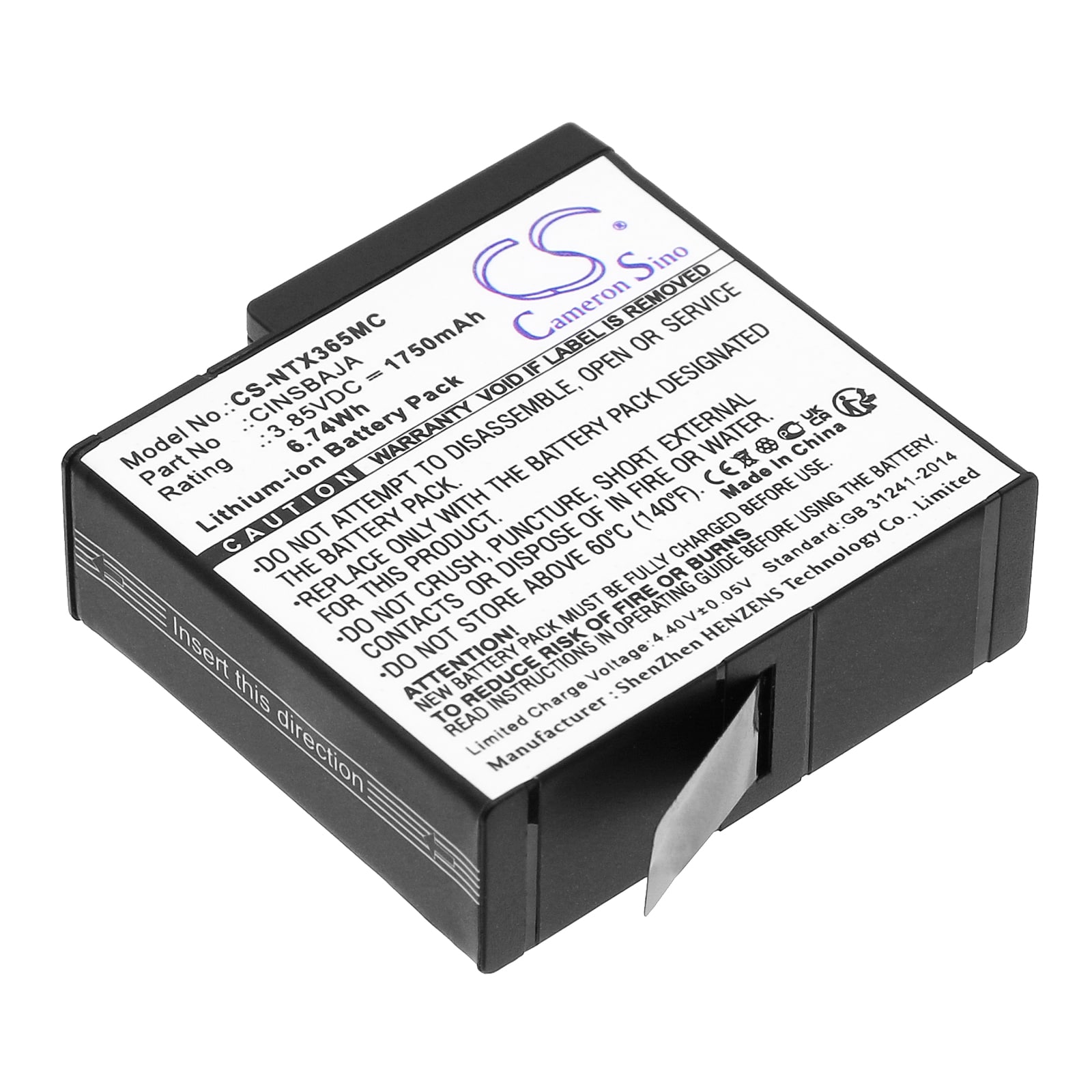 Batteri til kamera til Insta360 Ace, Ace Pro