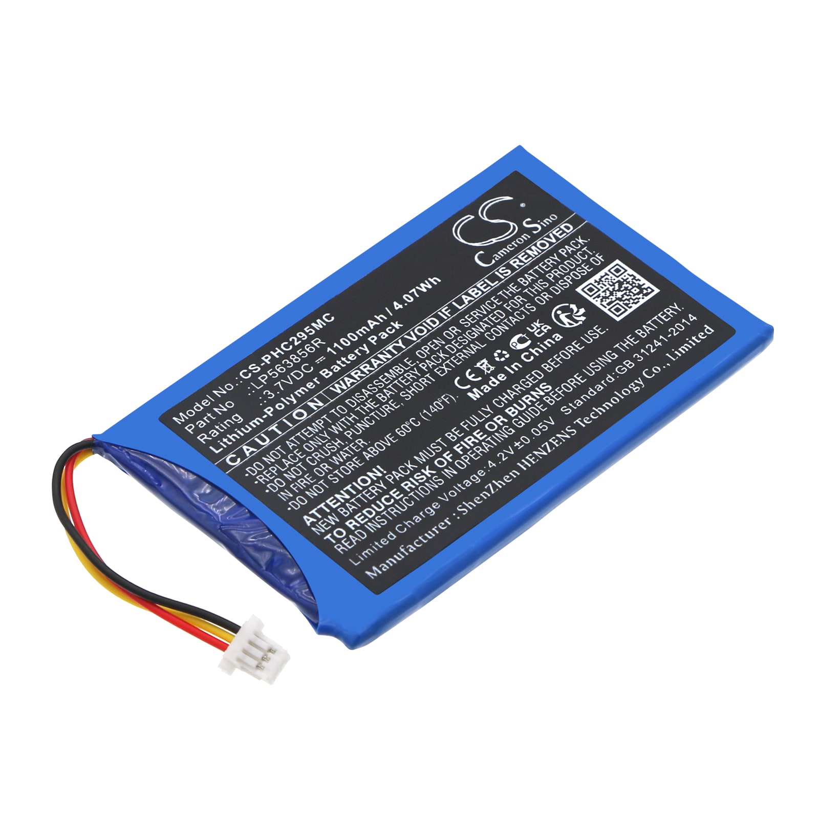 Batteri til kamera til Philips HD CAM 295