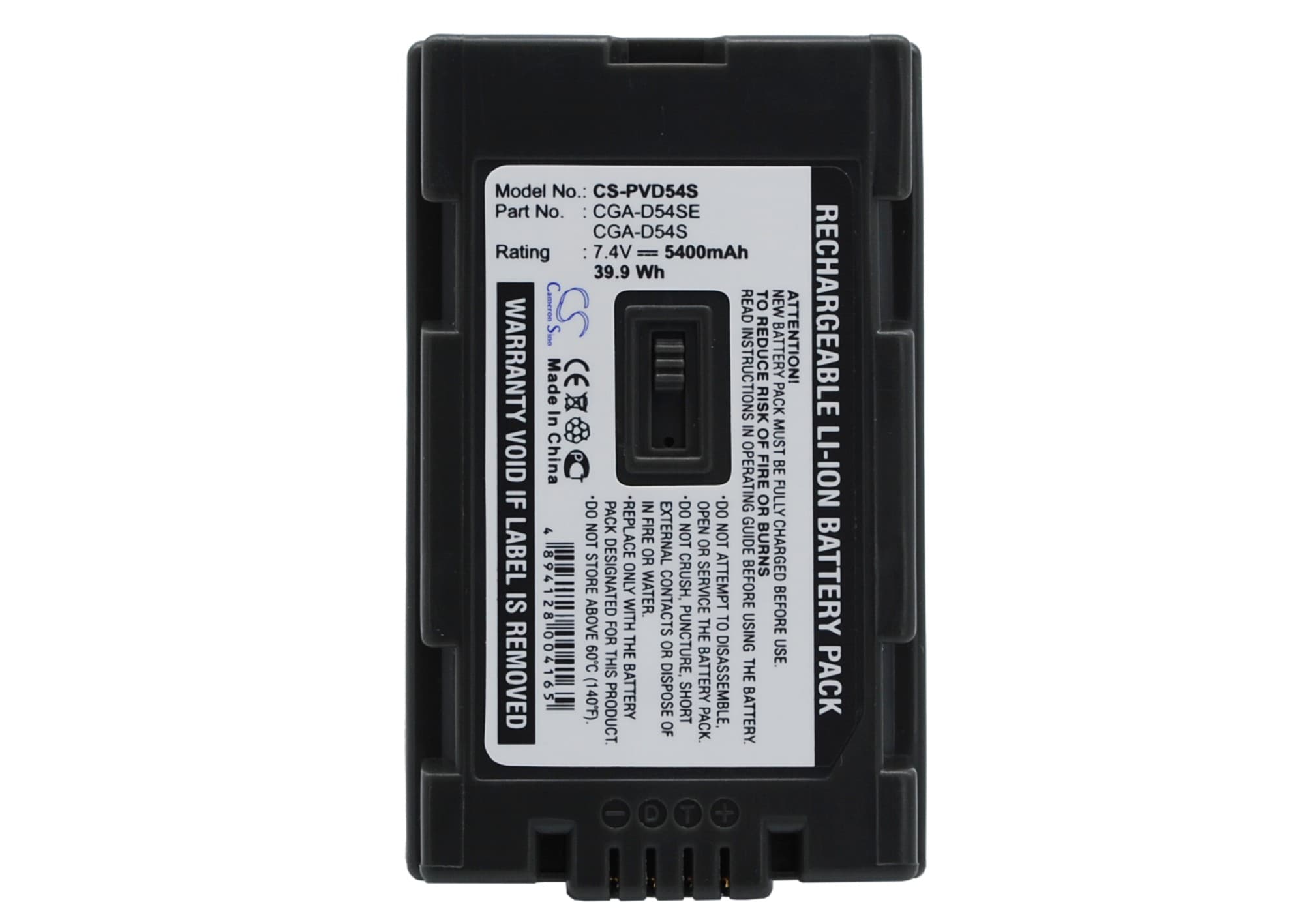 Batteri til kamera til Panasonic AG-DVC62, NV-MX500, NV-MX350 osv.