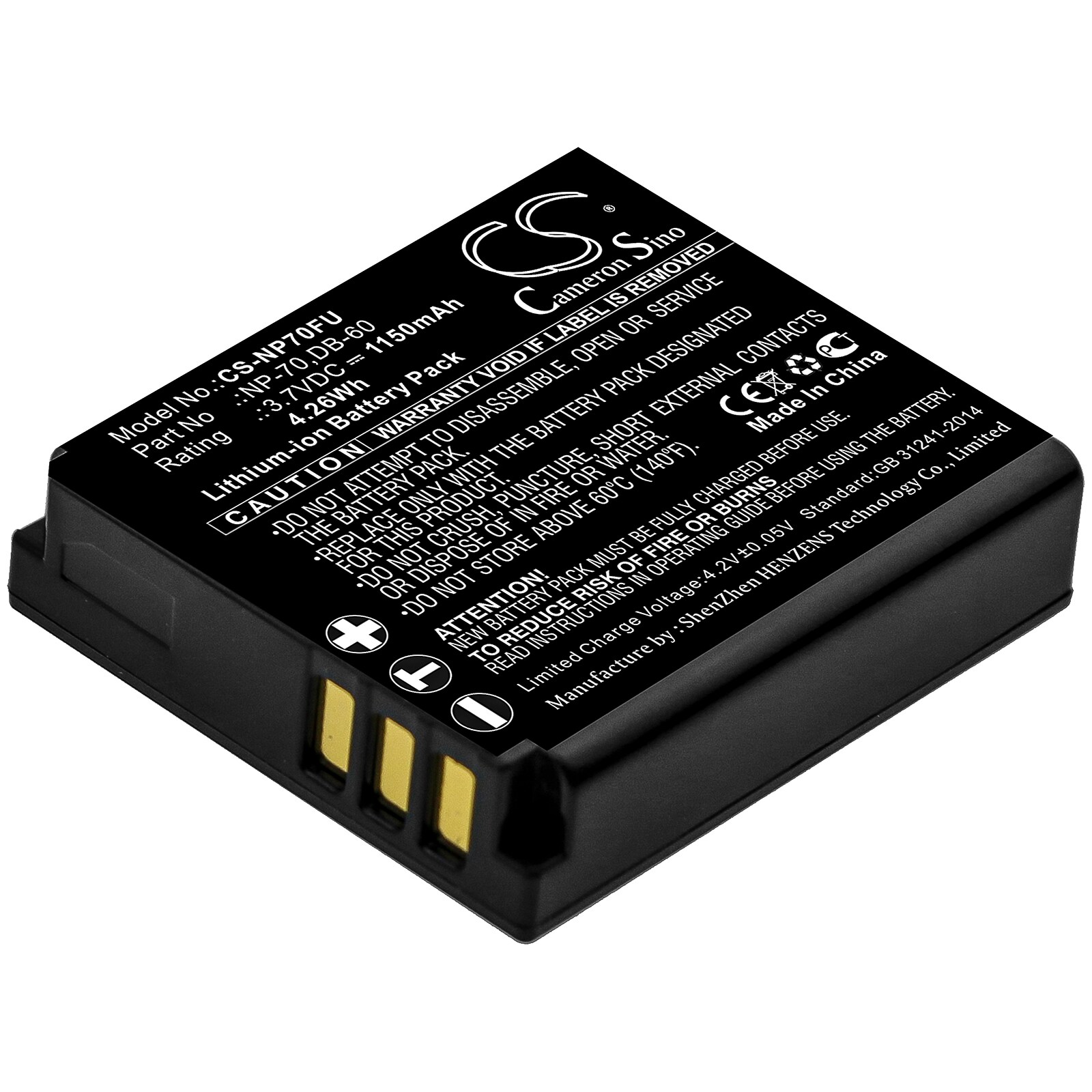 Batteri til kamera til Leica C-LUX1, D-LUX2, D-LUX3 osv.