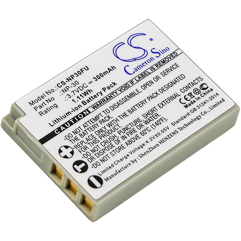 Batteri til kamera til Fujifilm FinePix F440, Finepix F440 Zoom, FinePix F450 og andre.
