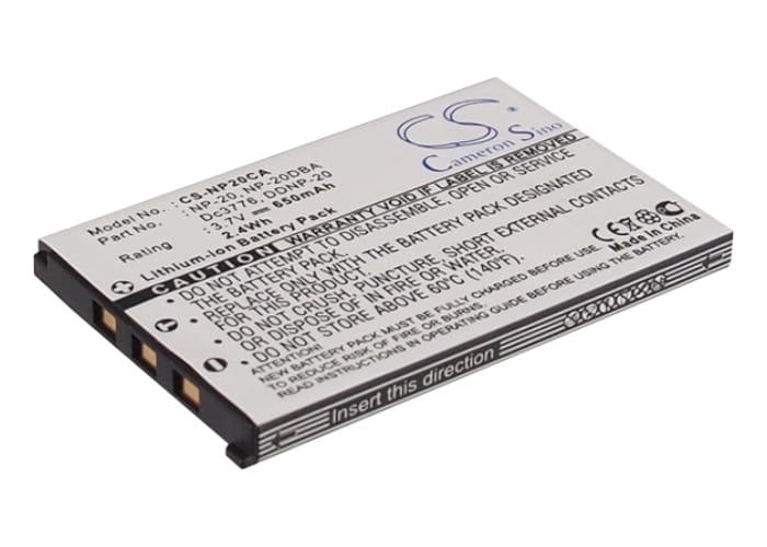 Batteri til kamera til Casio Exilim EX-S770SR, Exilim EX-S770BE, Exilim EX-S770BU osv.