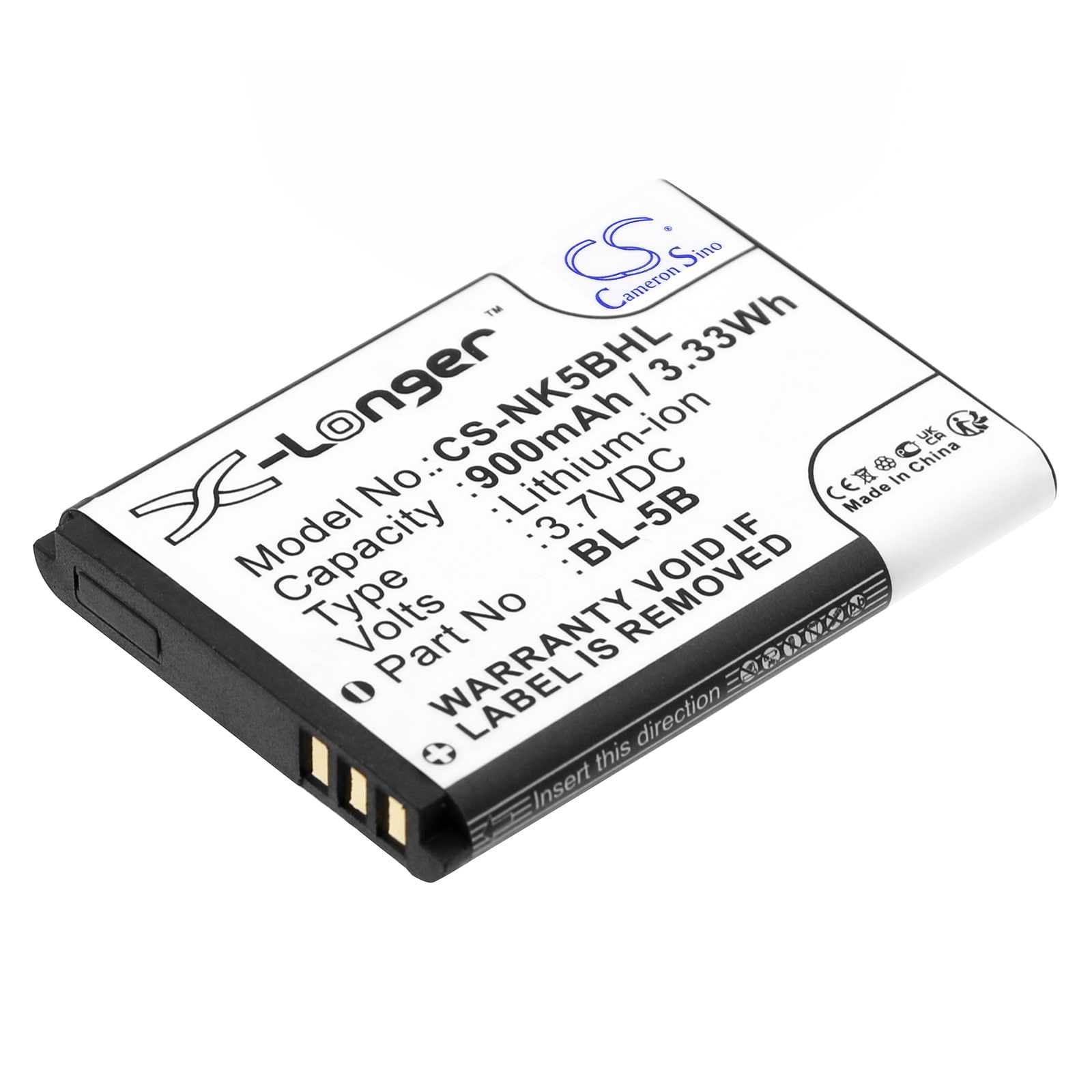 Batteri til SmartPhone, mobil til Mustang M31