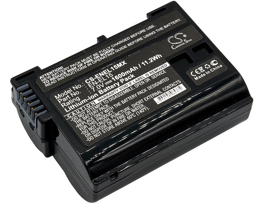 Batteri til kamera til Nikon Coolpix D7000, D800, Digital SLR D800 osv.