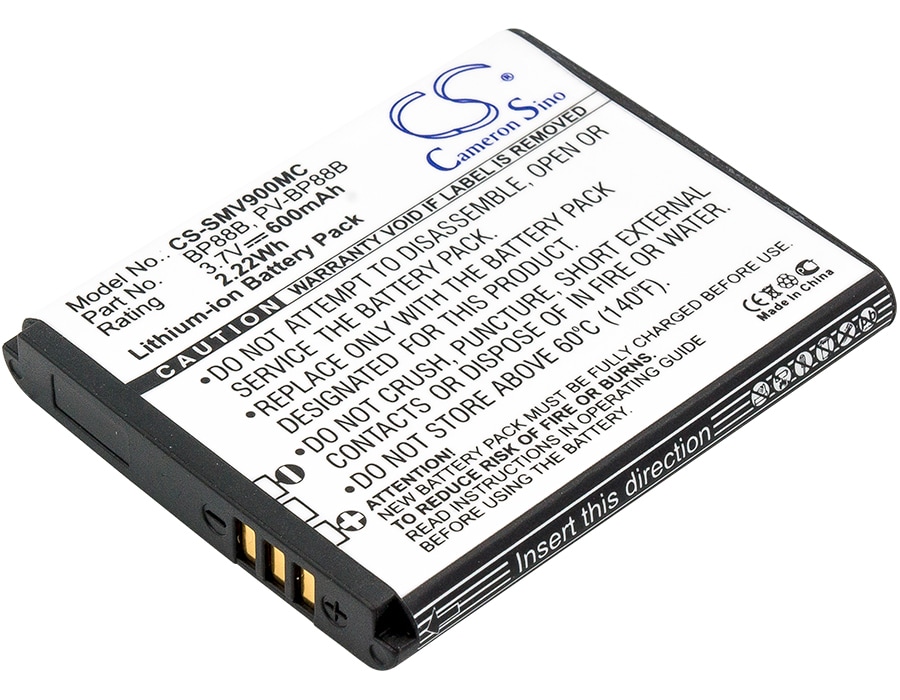 Batteri til kamera til Samsung MV900, MV900F, EC-MV900FBPWUS