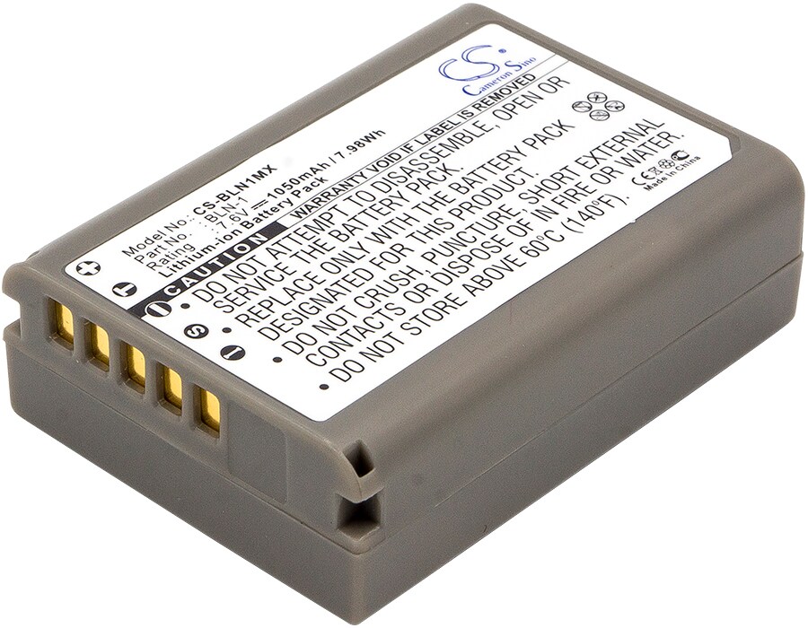Batteri til kamera til Olympus E-M5, OM-D, EM5 osv.