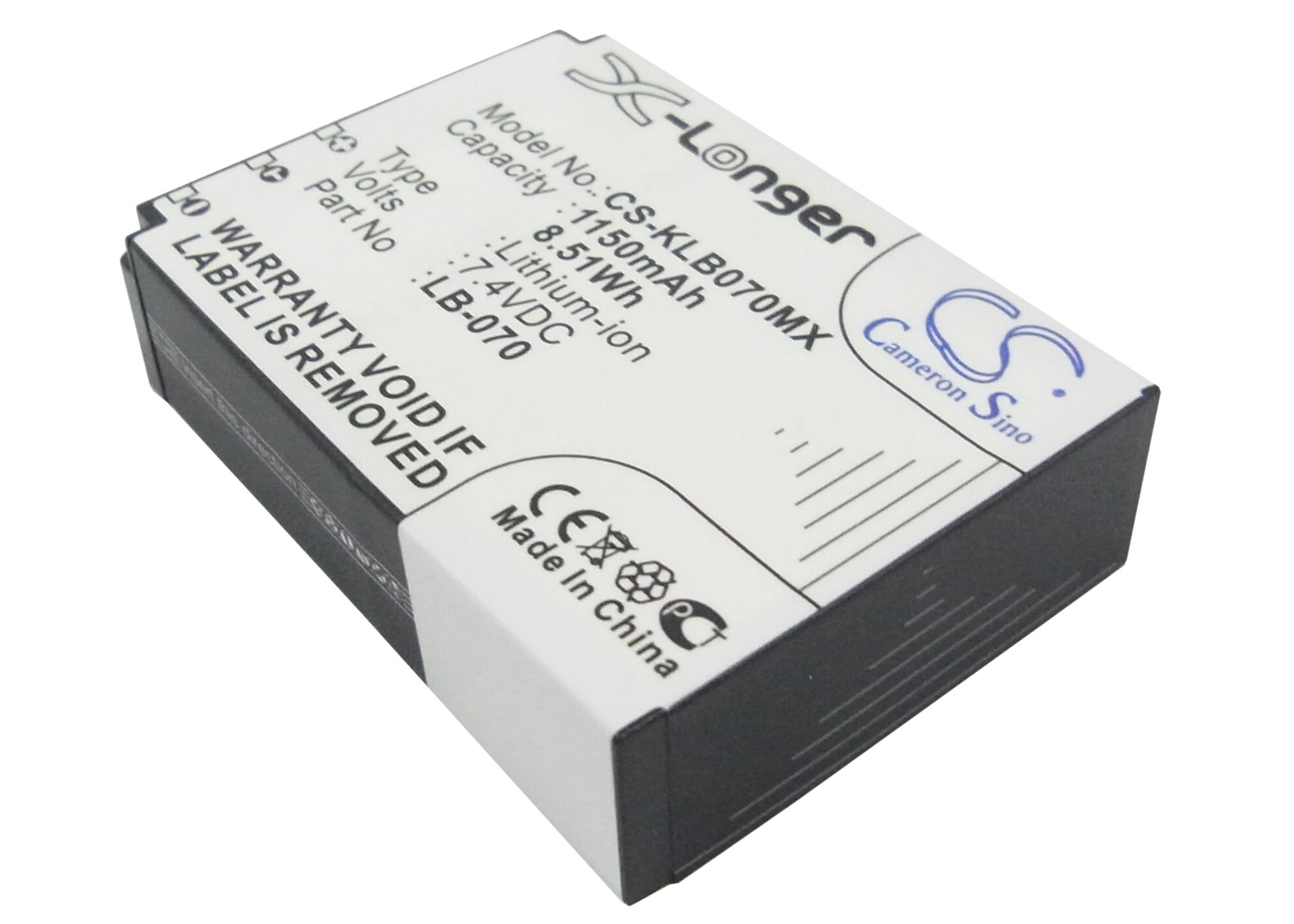 Batteri til kamera til Kodak PIXPRO S1, PIXPRO S-1, Pixpro AZ651 og andre.
