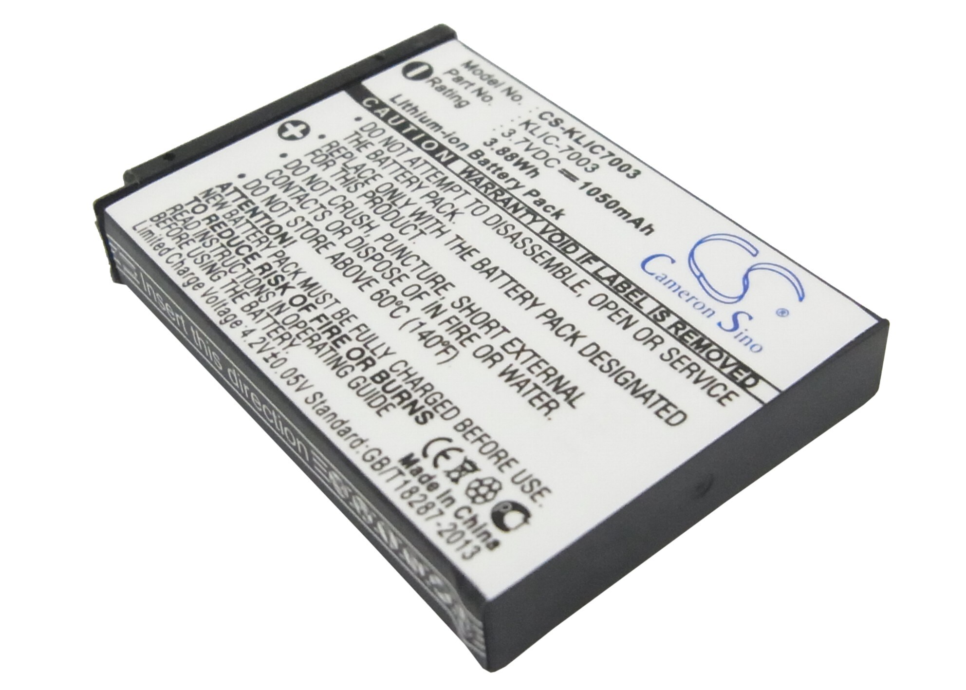 Batteri til kamera til Kodak Easyshare V1003, EasyShare V803, EasyShare Z950 og andre.