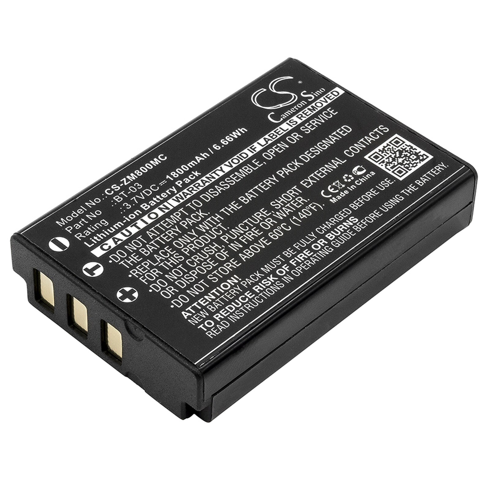 Batteri til Zoom Q8-optagerkamera