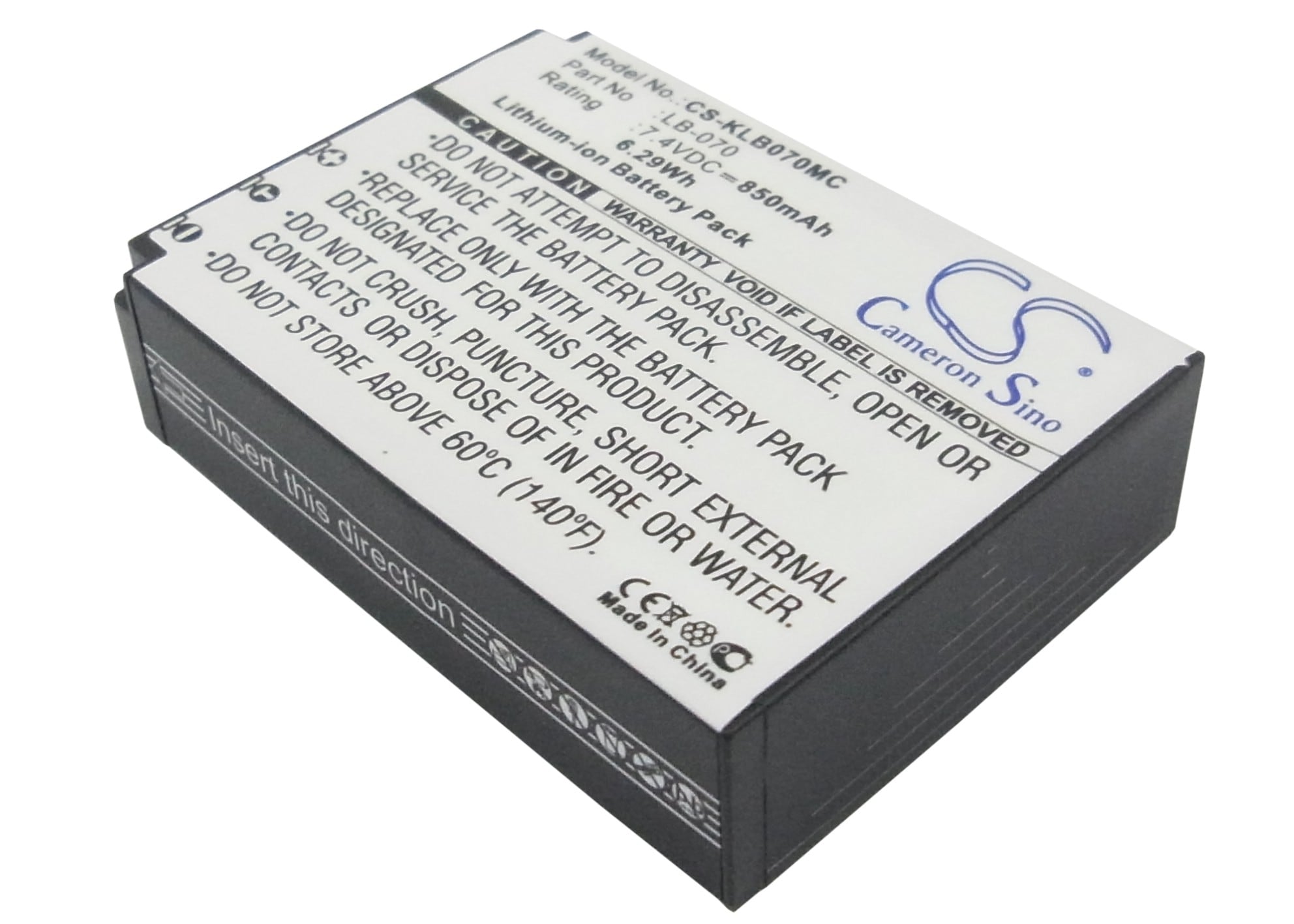 Batteri til kamera til Kodak PIXPRO S1, PIXPRO S-1, Pixpro AZ651 og andre.