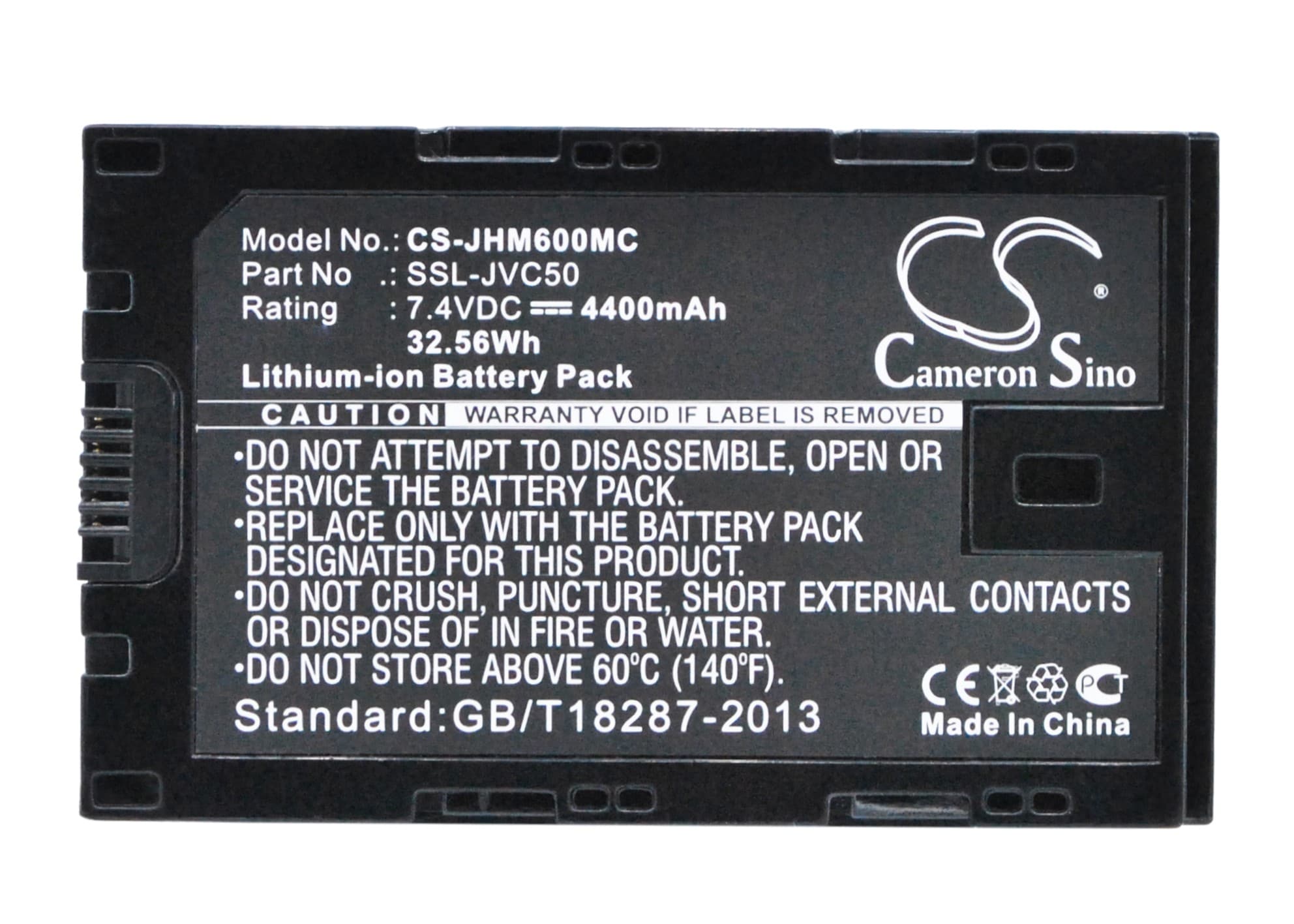 Batteri til kamera til JVC GY-HMQ10, GY-HM600E, GY-HM600EC osv.