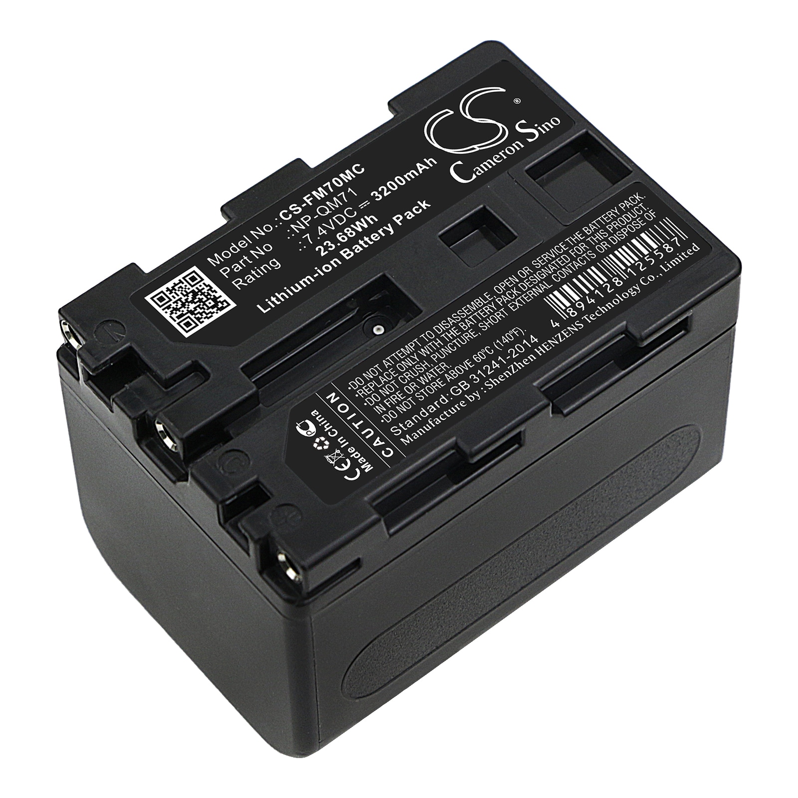 Batteri til kamera til Sony CCD-TRV108, CCD-TRV118, CCD-TRV128 osv.