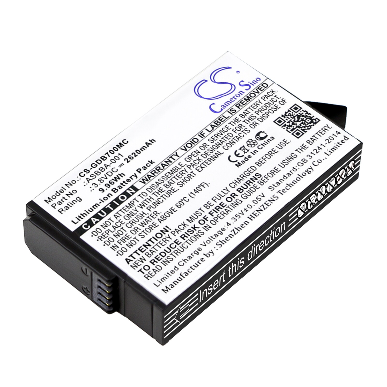 Batteri til kamera til Gopro Fusion, Fusion VR 360