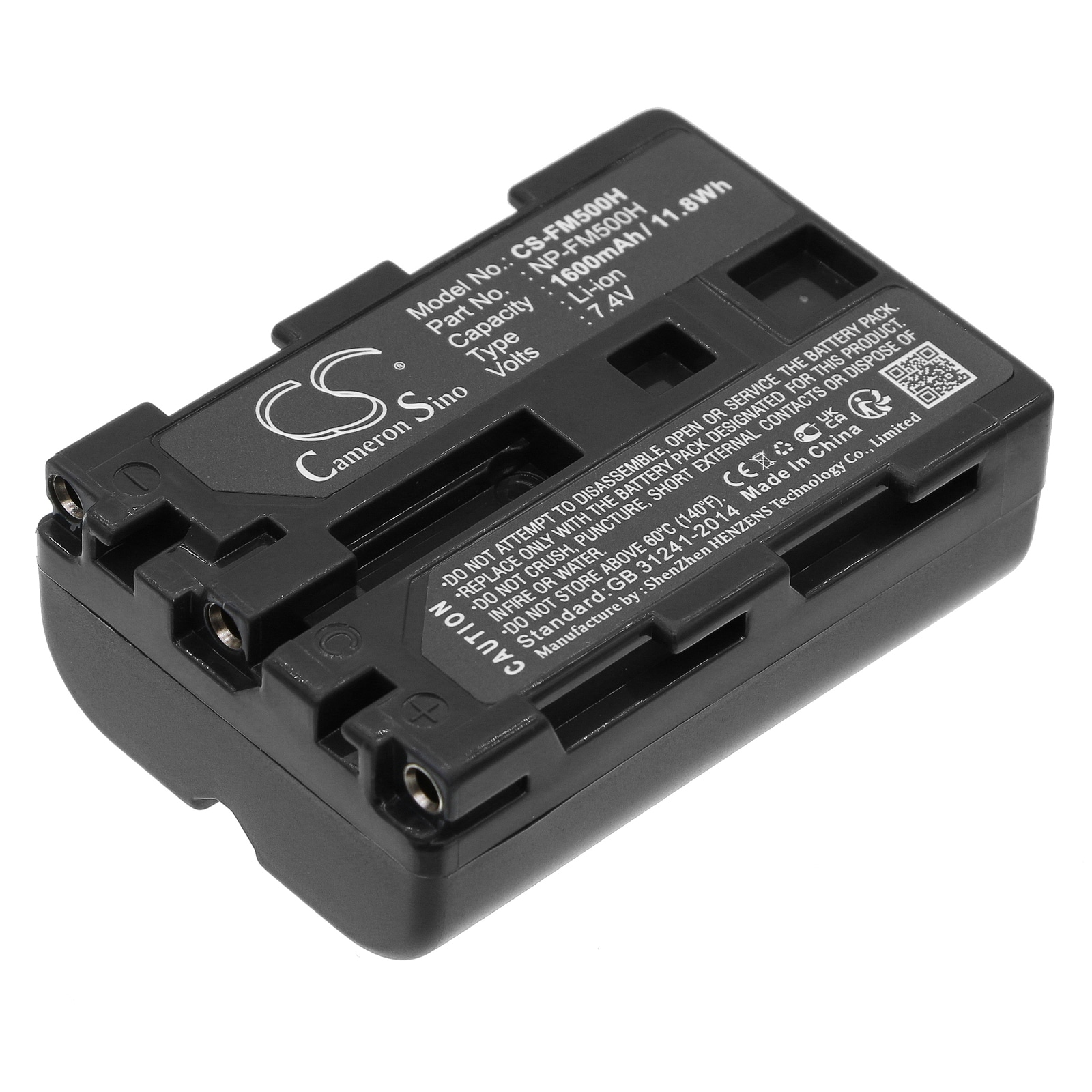 Batteri til kamera til Sony DSLR-A100, DSLR-A200, DSLR-A300 osv.