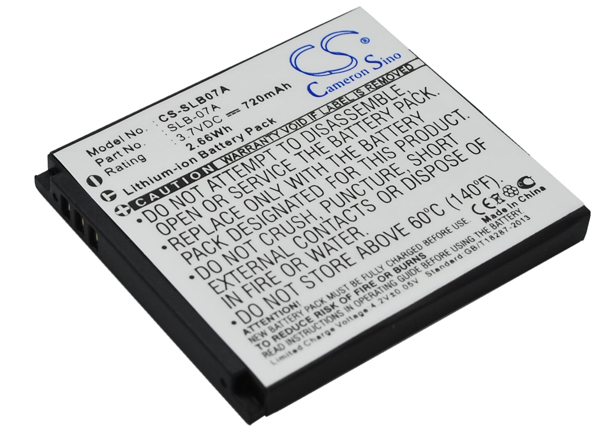 Batteri til kamera til Samsung ST50, ST500, ST550 osv.