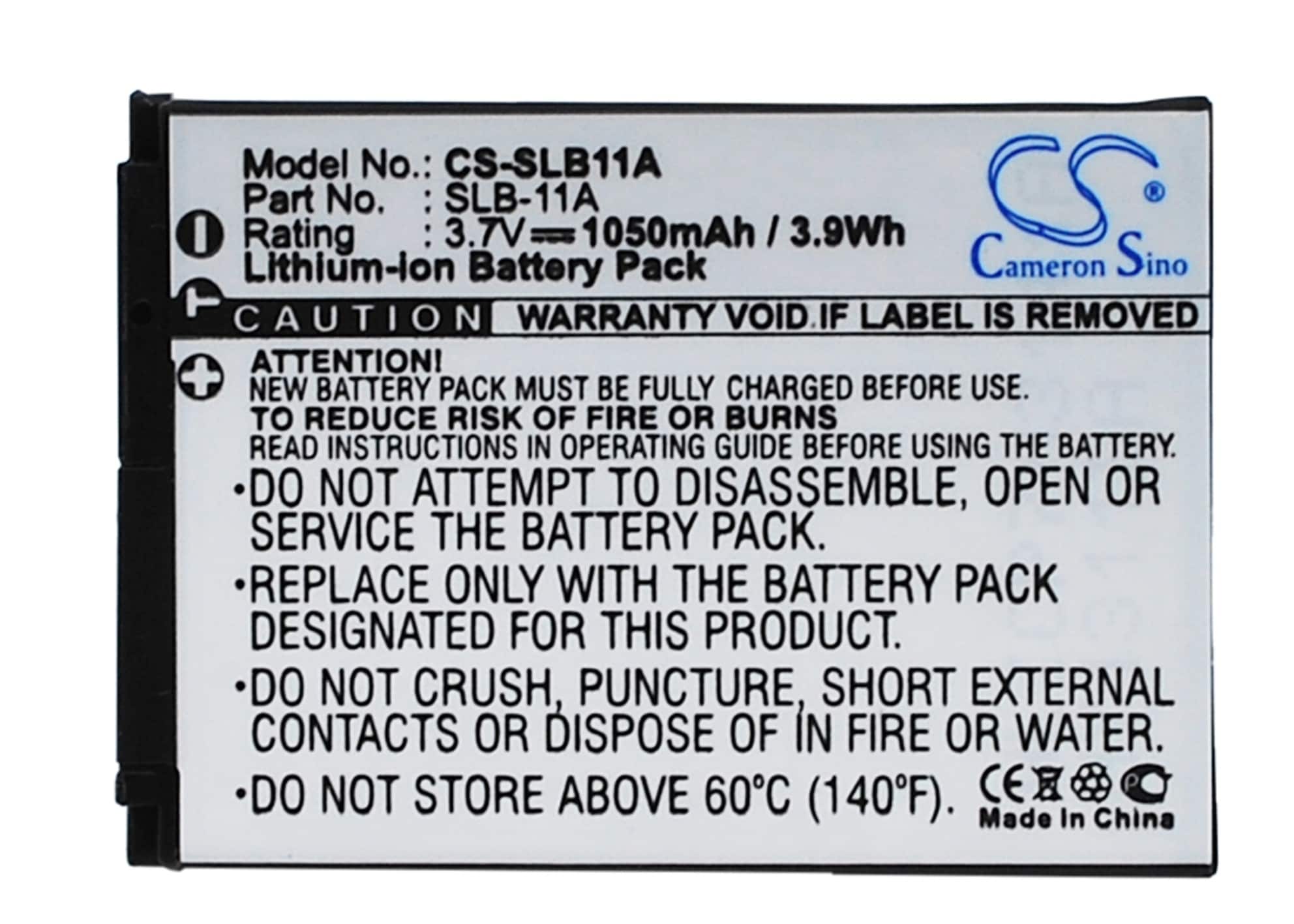 Batteri til kamera til Samsung WB100, WB1000, WB5000 osv.