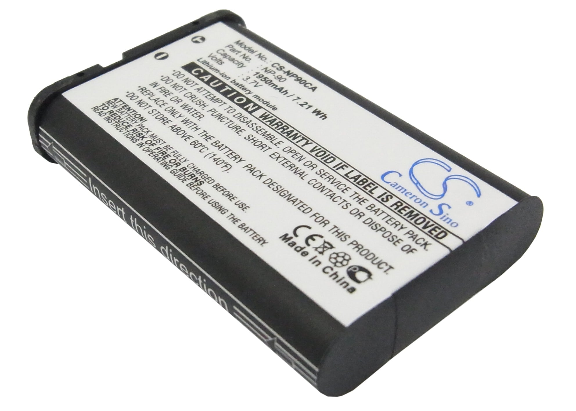 Batteri til kamera til Casio Exilim EX-H10, Exilim EX-FH100, Exilim EX-FH100BK osv.